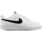 Nike Court Vision Lo Unisex Sneaker Ayakkabı - Beyaz - Siyah