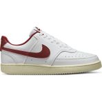 Nike Court Vision Low Nn Deri Görünümlü Şık Kadın Sneakers - Beyaz