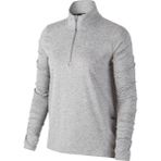 Nike CU3220-084 Dri-Fit Element Top Hz Kadın Gri Koşu Uzun Kollu T-shirt