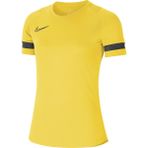 Nike CV2627-719 Kadın W Nk Df Acd21 Top Ss Kadın Sarı Futbol Tişört