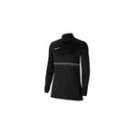 Nike CV2653-014 W Nk Df Acd21 Dril Top Kadın Siyah Futbol Uzun Kollu Tişört