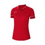 Nike CV2673-657 Kadın Dri-Fit Academy Kadın Kırmızı Futbol Polo Tişört