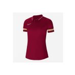 Nike CV2673-677 Kadın Dri-Fit Academy Kadın Kırmızı Futbol Polo Tişört