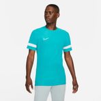 Nike CW6101-362 M Nk Df Acd21 Top Ss Erkek Yeşil Futbol T-shirt