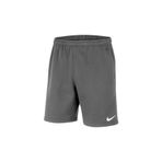 Nike CW6932-071-DIG Y Flc Park20 Short Kz Unisex Gri Futbol Şort