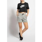 Nike CW6963-063-DIG Flc Park20 Short Kz Kadın Gri Futbol Şort