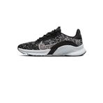 Nike DH3393-010 Superrep Go 3 Flyknit Siyah Metalik Gümüş Beyaz Kadın Spor Ayakkabısı