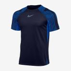 Nike DH8698-451 M Nk Df Strk Ss Top K Erkek Mavi Futbol Tişört