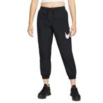 Nike Dm6183-010 W Nsw Essntl Wvn Mr Pant Normal Bel Düz Siyah Kadın Eşofman Altı