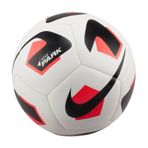 Nike DN3607-100 Park Rekreasyonel Futbol Topu Üniseks Yetişkin Beyaz/Parlak Kızıl/Siyah Beden 3