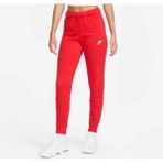 Nike DQ5174-657 Club Fleece Mr Pant Tight Kırmızı Kadın Eşofman Altı