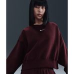 Nike DQ5761-652 Bordo Sportswear Phoenix Fleece Over-Oversized Crew Kadın Günlük Stil Sweatshirt