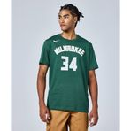 Nike DR6385-329 Yeşil Milwaukee Bucks Erkek T-Shirt