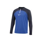Nike Dri Fit Academy Pro Drill Erkek Mavi Yuvarlak Yaka Uzun Kol Tişört