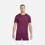 Nike Dri-Fit Adv Techknit Ultra Short-Sleeve Running Top Erkek Koşu Spor Bordo Tshirt CZ9046 - M