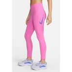 Nike Dri Fit Fast Mid Rise 7/8 Leggings Tight Kadın 3 Cepli Spor Tayt Pembe
