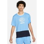 Nike Dri-Fıt Heritage Men's Running Tshirt Blue Erkek Koşu Tişörtü Mavi - XL