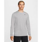 Nike Dri-FIT Legend DX0993-063 Erkek Uzun Kollu Tişört - Tumbled Grey