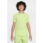 Nike Dri-FIT Miler Sarı Kısa Kollu Erkek Çocuk T-shirt