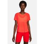Nike Dri Fit One Breathe Training T-shirt Kadın File Spor Tişört Kırmızı