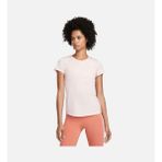 Nike Dri-Fit One Slim-Fit Short-Sleeve Kadın Tişört - Pudra