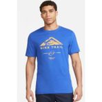 Nike Dri-Fit Running Trail Mavi Erkek Spor Tişört - XL