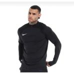 Nike Dri Fit Strike Erkek Siyah Dik Yaka Sweatshirt - L