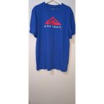 Nike Dri Fit Trail Running Training Erkek Mavi Spor T-Shirt DX2183