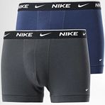 Nike Dri Fit Ultra Stretch 2 Pack Micro 2 li Paket Kısa Boxer Antrasit Lacivert