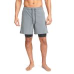 Nike Dri-Fit Unlimited 7in 2in1 Erkek Gri Antrenman Şort DV9334-084
