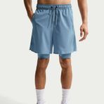NIKE Dri-FIT Unlimited Woven 7IN 2in1 Erkek Mavi Şort DV9334-486