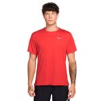 Nike Dri-Fit Uv Miler Erkek Kırmızı Koşu T-Shirt DV9315-696