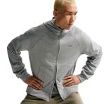 Nike Dri-Fit Uv Primary NanoKnit Full-Zip Erkek Gri Antrenman Sweatshirt II1308-085