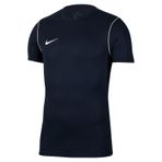 NIKE Drit-FIT Football T-Shirt Kids In Dark Blue And White