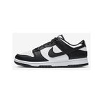 Nike Dunk Low Kadın Ayakkabı Deri Malzeme ile Kauçuk Tabanlı 35,5 Numaralı Şık Tasarım DD1503-101 - Siyah - Beyaz