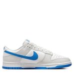 Nike Dunk Low Retro Leather Sneaker Hakiki Deri Beyaz Mavi Swoosh Erkek Spor Ayakkabı