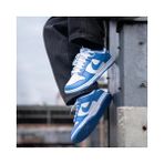 Nike Dunk Low Retro Polar Blue Erkek Sneaker Ayakkabı-Sportxoutlet - Beyaz - Açık Mavi