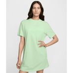 Nike DV7882-376 Yeşil Sportswear Chill Knit Oversized T-Shirt Dress Kadın Elbise