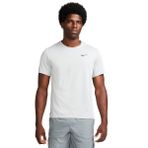 Nike DV9315-098 Gri Dri-Fit UV Miler Koşu Erkek T-Shirt