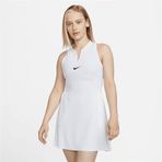 Nike DX1427-100 Dri-FIT Advantage Beyaz Kadın Tenis Elbisesi