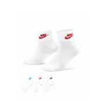 Nike DX5074-911 Ankle Socks 3 Pairs Beyaz Unisex Çorap