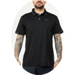 Nike EF-4481 Erkek Battal Polyester Mesh Polo Yaka T-Shirt - 4XL - Siyah