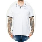 Nike EF-4504 Erkek Polyester Mesh Polo Yaka T-Shirt - Beyaz
