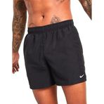 Nike Erkek 5" Volley Kısa Şort, Siyah/beyaz, L