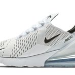 Nike Erkek Air Max 270 Atletizm Ayakkabısı, Beyaz Siyah Beyaz, 43 EU