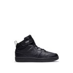 Nike Erkek Çocuk Siyah Hi Sneaker COURT BOROUGH MID 2 (PSV) Modeli