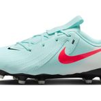 Nike Erkek Jr. Phantom Gx 2 Academy spor ayakkabısı, Mint Atomic Red Off Noir, 38.5 EU