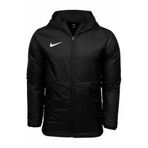 Nike Erkek Kapüşonlu Siyah Suya Dayanıklı Termal Kumaş İçi Polar Çift Cepli Mont