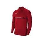 Nike Erkek M Nk Df Acd21 Dril Top Erkek Kırmızı Futbol Uzun Kollu Tişört CW6110-657