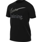 Nike Erkek M Nk Df Tee Training Hbr T-Shirt, Siyah, M